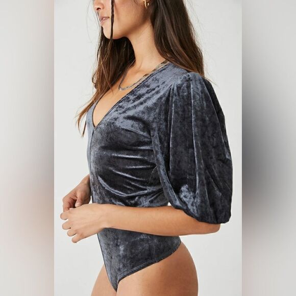 Free People Intimately NWT Don’t You Wish Bodysuit in Sunflower Seed Size Small - Picture 3 of 16